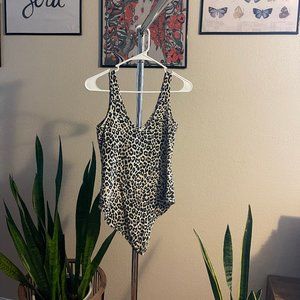 cheetah print body suit size s